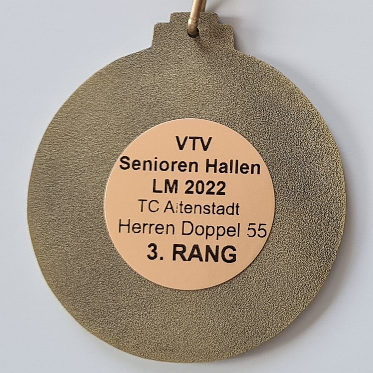 Medaille - LM 2022 - Doppel Herren 55