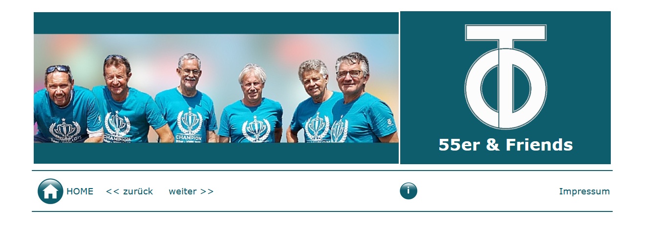 Herren 55 mit Gerhard, Rbi, Peter, Kurt, Elmar und Thomas - VMM Meister 2020