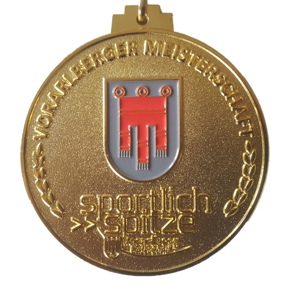 Goldmedaille bei der VTV Ehrung fr VMM Meister Herren 55 2021 in Dornbirn