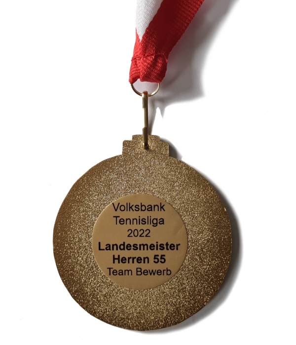 Medaille VMM 2022 - Sieger Herren 55er - Rckseite der Medaille